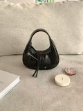 ANNA AMMONS Crescent Hobo Bag for Women - Trendy Half Moon Underarm Bag 2026 Spring Collection