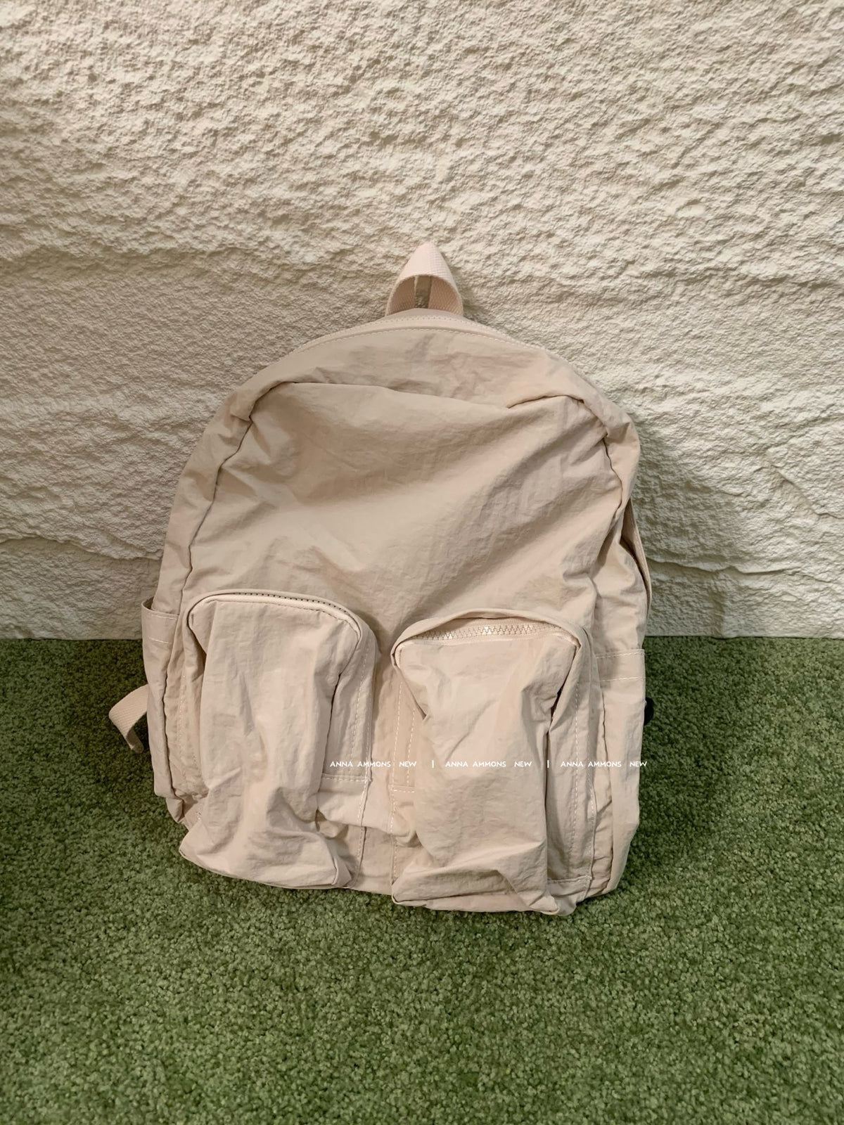 ANNA AMMONS "Pixel Art" Large Capacity Backpack - Trendy Americana Schoolbag