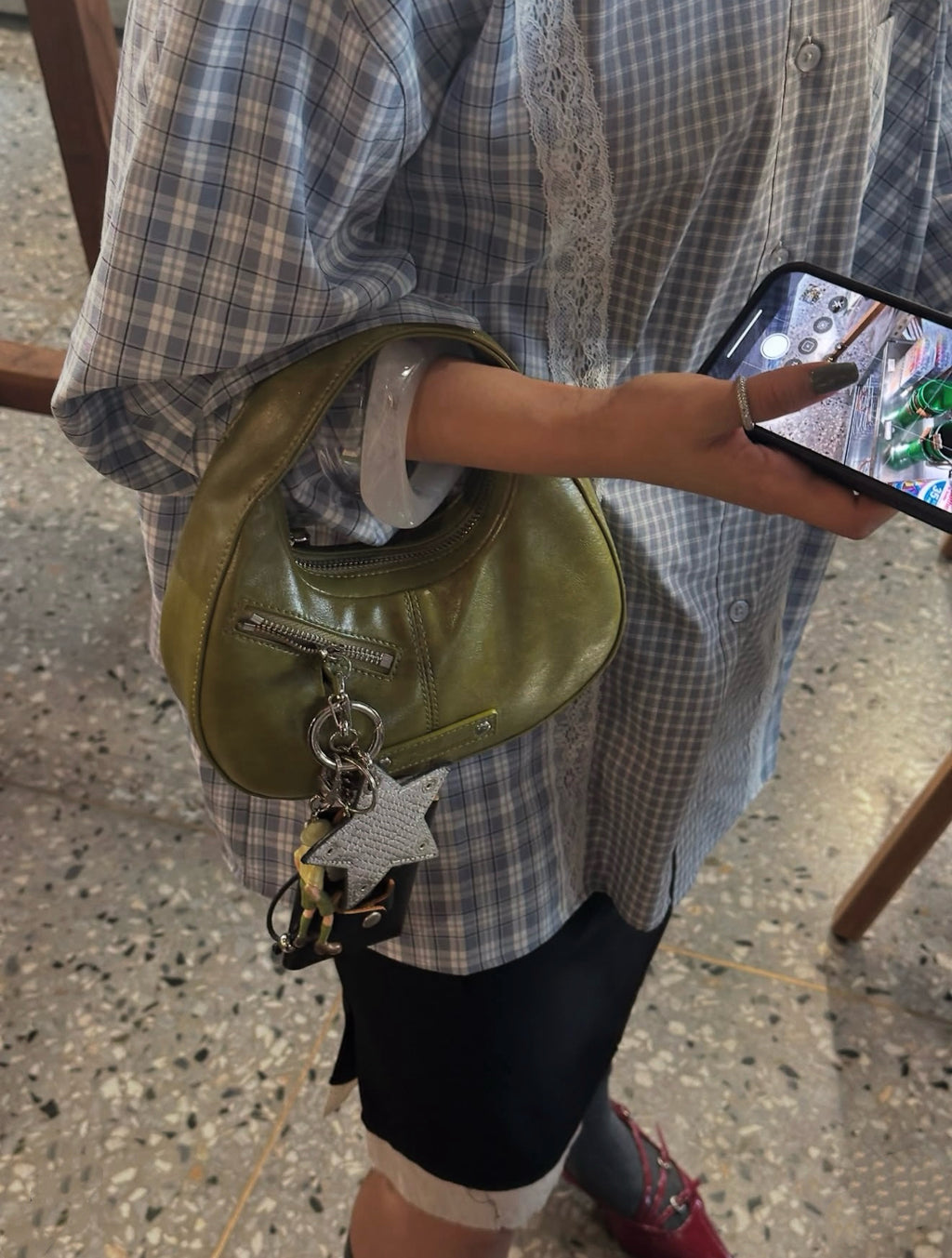 ANNA AMMONS Crescent Hobo Bag for Women - Trendy Half Moon Underarm Bag 2026 Spring Collection